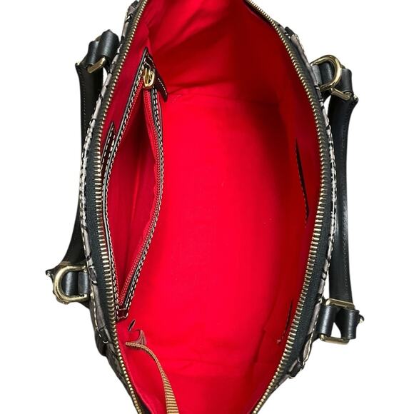 Dooney & Bourke Black Embossed Satchel Disney Aulani NWT - Picture 7 of 16